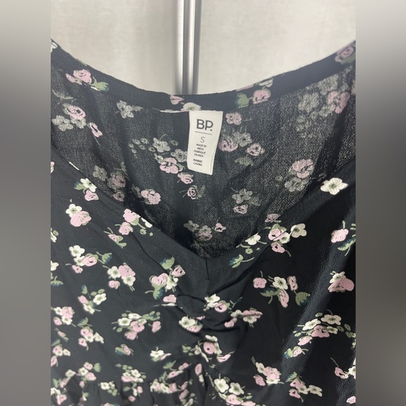 BP Black Printed Babydoll Minidress size small NWT - Picture 6 of 10